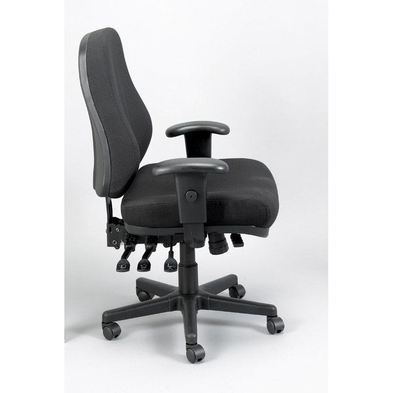 Chaise de travail ergonomique Armory, Noir