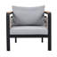 Ensemble de canapé modulaire d'extérieur 4 pièces pour 4 personnes avec ensemble de conversation pour terrasse et coussins et table basse-1647097063