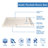 DreamLine Flex 36 in. D x 60 in. W x 74 3/4 in. H Semi-Frameless Shower Enclosure-38407175-38407176