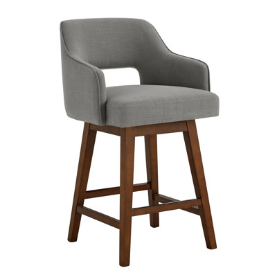 Tabouret de comptoir rembourré Lainey