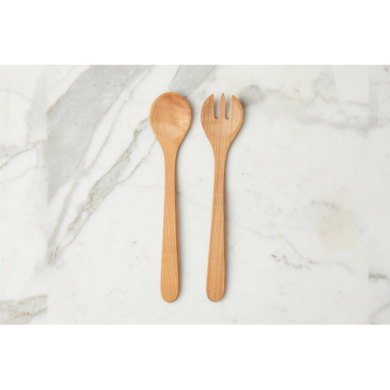Mediterranean Salad Servers Cherrywood