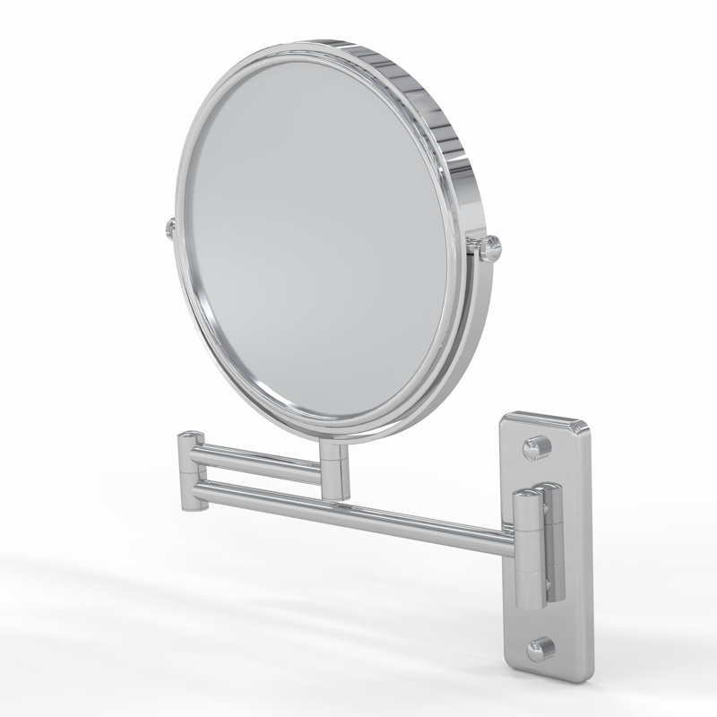 Miroir grossissant et miroir grossissant, Chrome