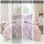 Literie imprimée métallique simple / simple TG avec coussin - textile ultra doux et résistant à l'édredon
