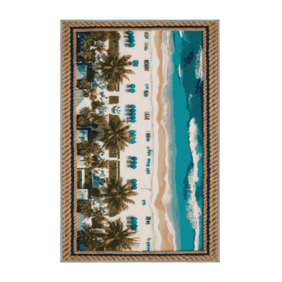  Tapis bord de mer lavable