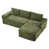 Chaise verte à droite