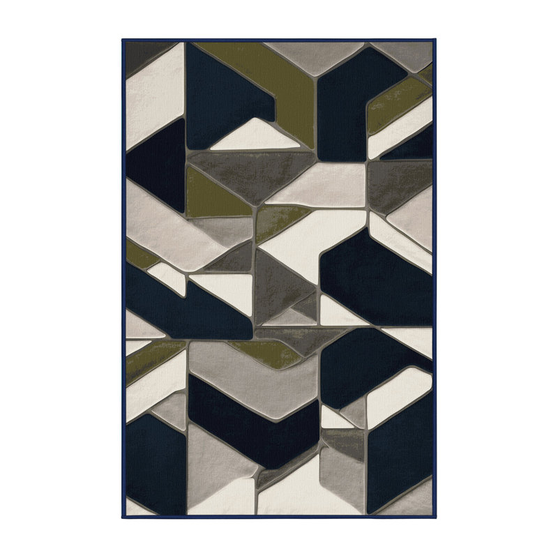 Cosmic Flares Rug, Square 6'