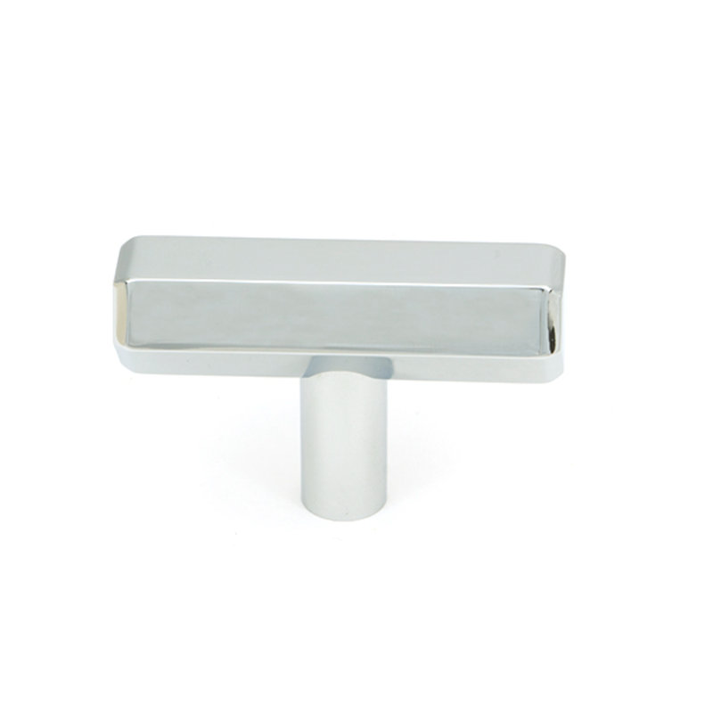 Satin Chrome Kahlo T-Bar, Polished Chrome