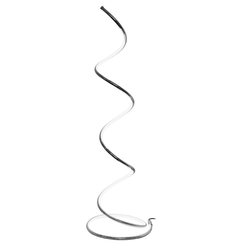 Gruber 70 H cm Brushed and Chrome Novelty Floor Lamp