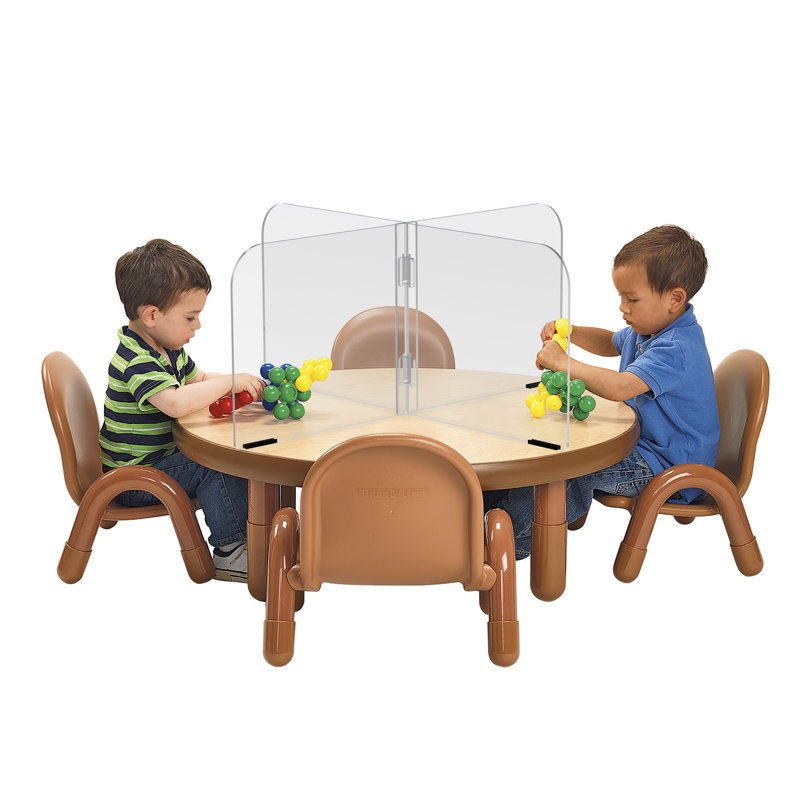 4-Zone Sneeze Guard - 36” x 36”