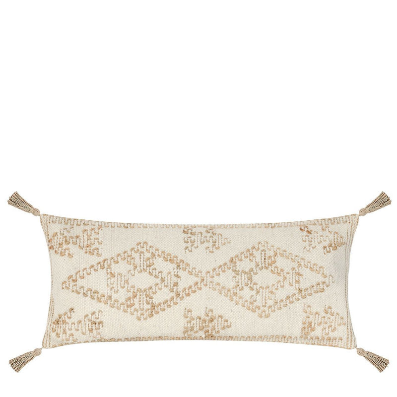 Ferri Lumbar Pillow Insert, Ivory/Natural