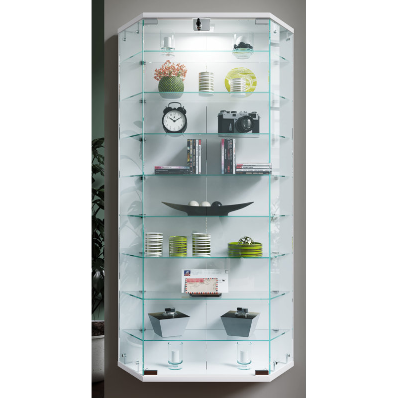 Chaliyah Display Cabinet, White