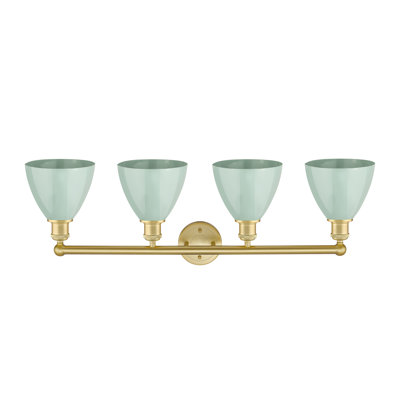 Éclairage pour meuble-lavabo de salle de bain 34,5 po Alquin Dome