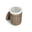 Wicker Laundry Hamper Basket with Lining
