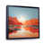 Black Floater Framed
