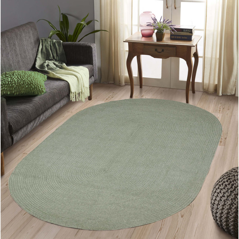 Tapis intérieur / extérieur tressé Neufeld, Ovale 5 pi x 8 pi