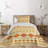 Rustic Polyester Geometric Shapes Coverlet-1228654496
