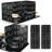 Foldable Aluminum Oil Splatter Guard Plates (Black)