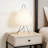 19" Modern Table Lamp With Paper Shade