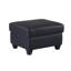 Canapé modulaire réversible en similicuir avec repose-pieds-87394030