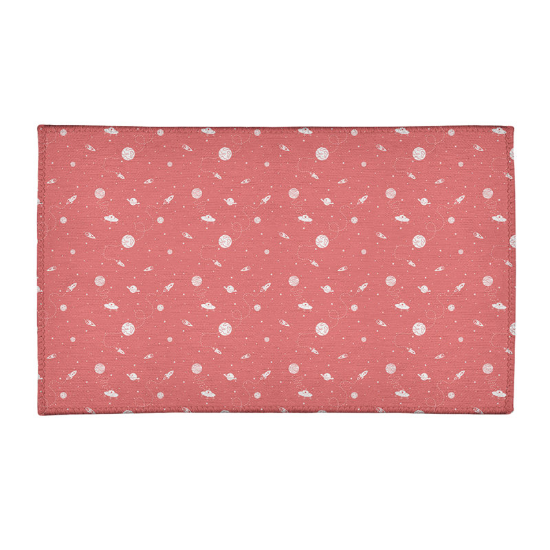Tapis de zone rouge outer space, Rectangle 2 pi x 3 pi