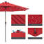 Parasol de marché éclairé 108 po Donyel-1789839471