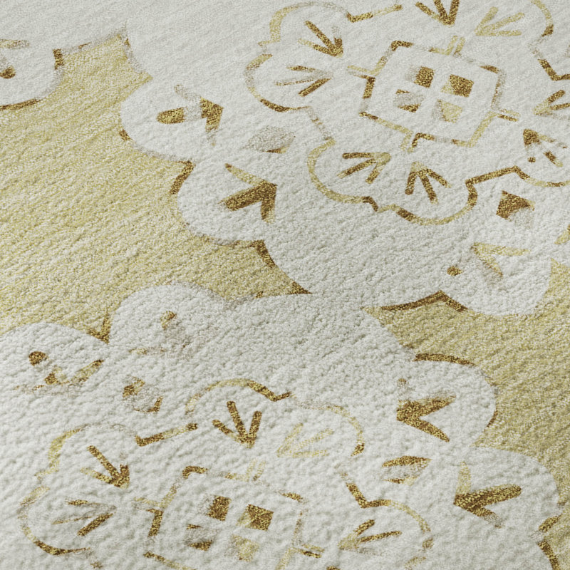 Tapis décontracté de qualité supérieure Mayfield, Blé, 3 pi x 5 pi