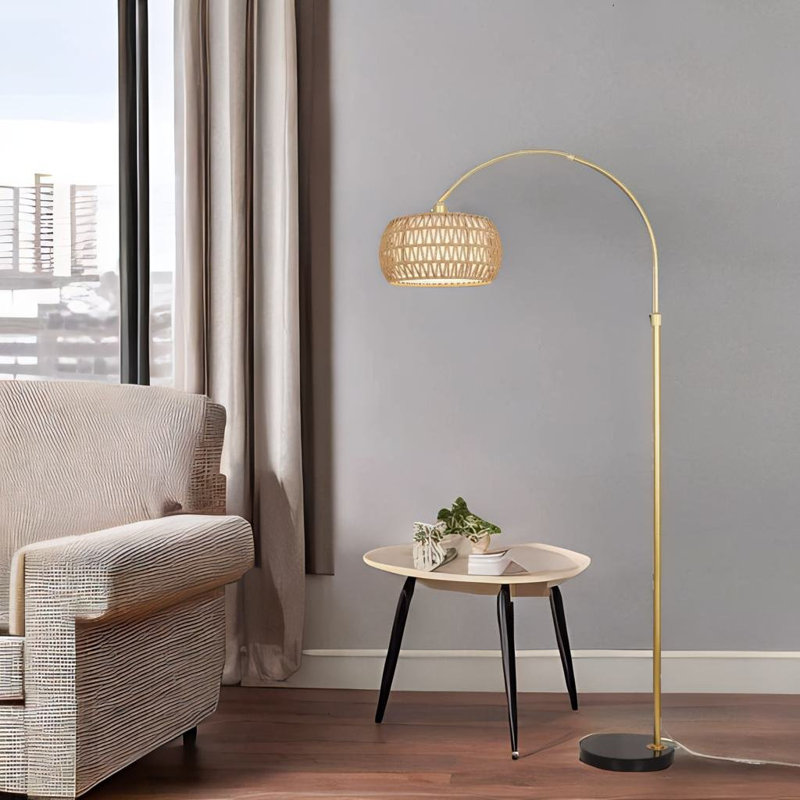 Amitha 72.8'' LED Arched Floor Lamp