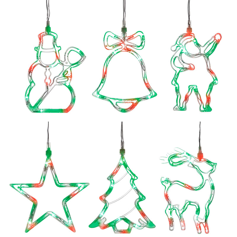18cm LED String Lights, Red Green