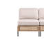Cassaundra 130cm Wide Straight Patio Sofa