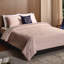 Ensemble d'édredon en coton rose 3 pièces Lacie-112985310-112985313