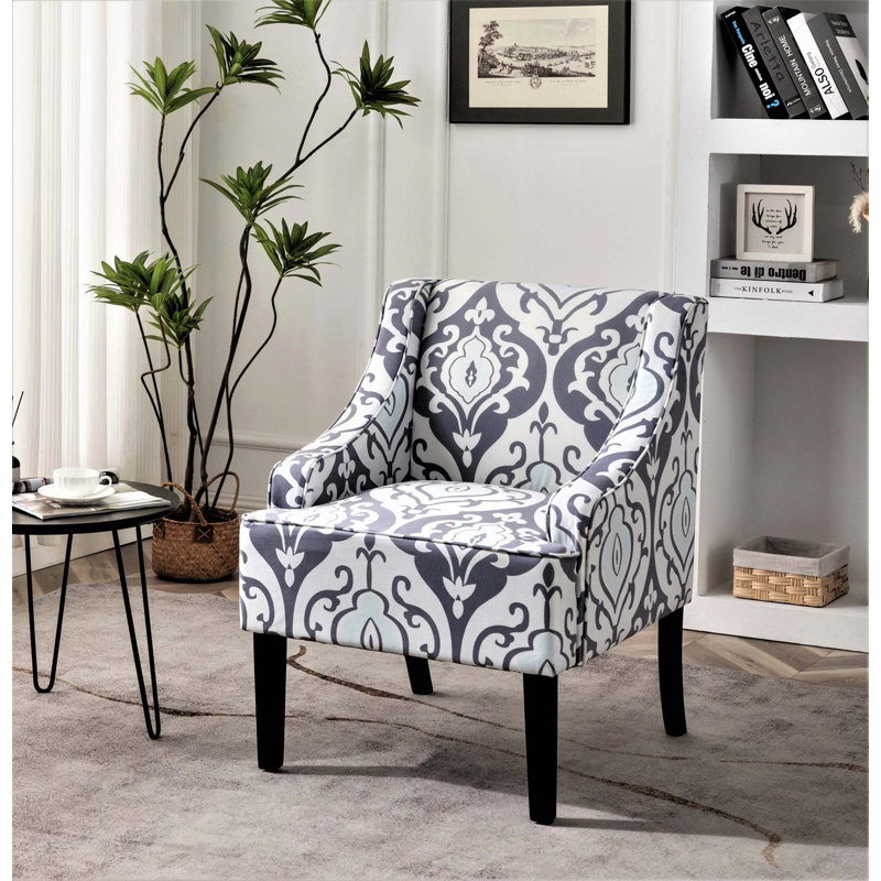 Chaise d'appoint rembourrée polyvalente avec structure en bois massif et rembourrage confortable