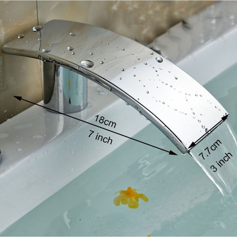 Robinet de lavabo classique avec finition durable et fonctionnement en cartouche en céramique lisse