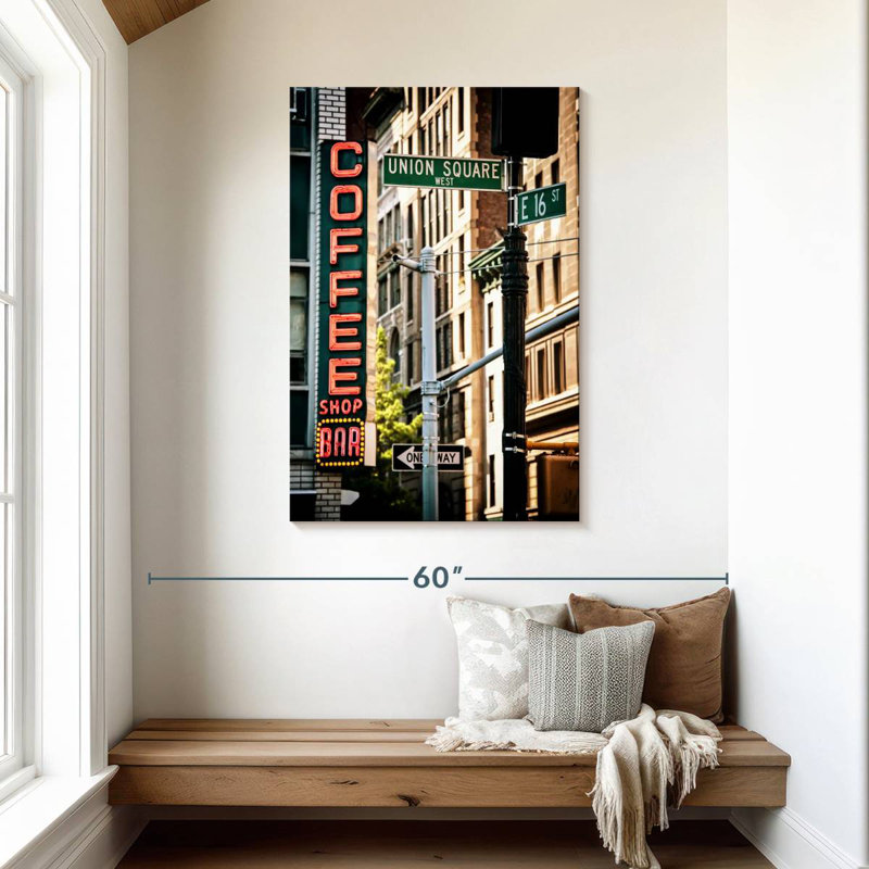 Sireci Union Square Coffee, 45" H x 30" W