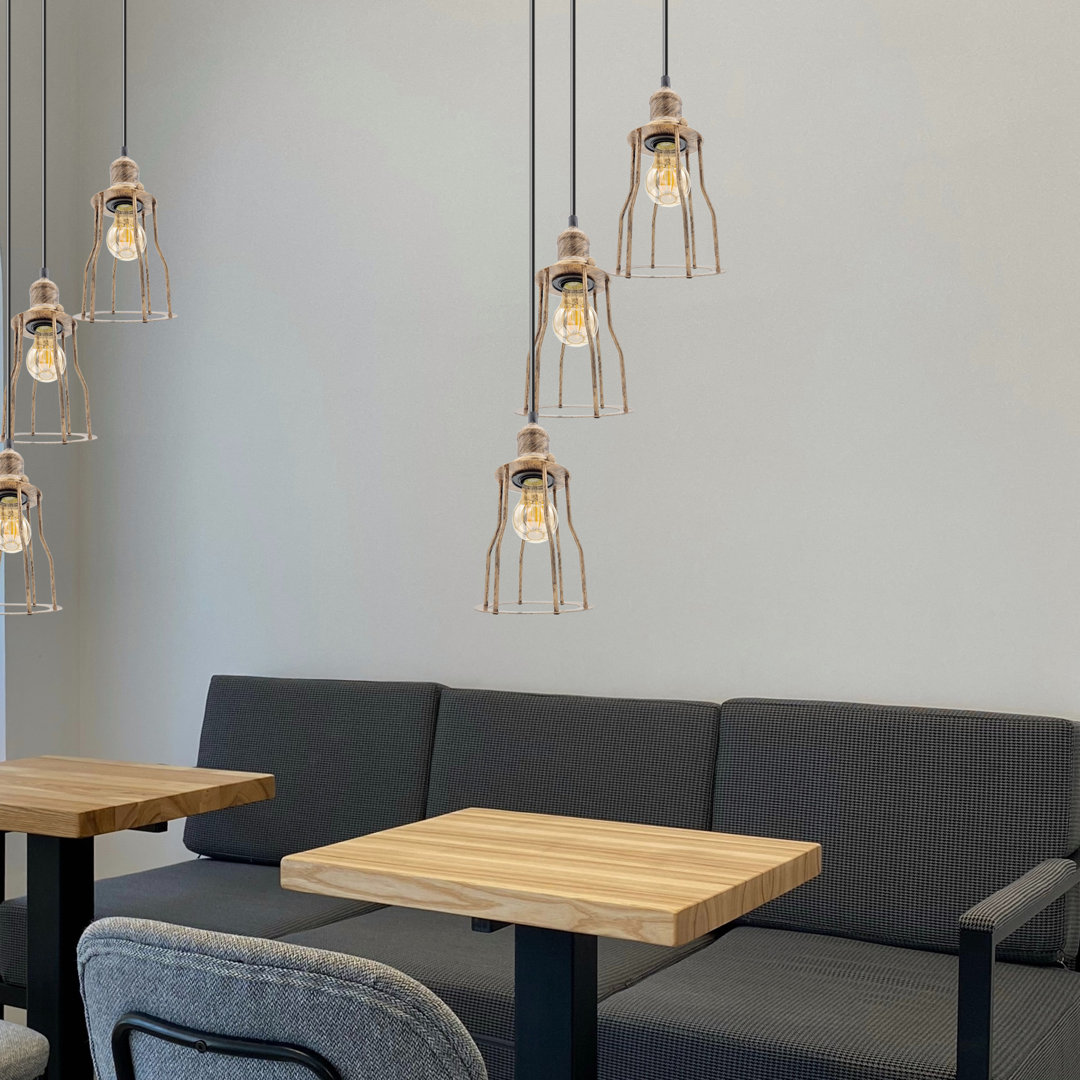 Thistletown 3 - Light Brushed Copper Pendant