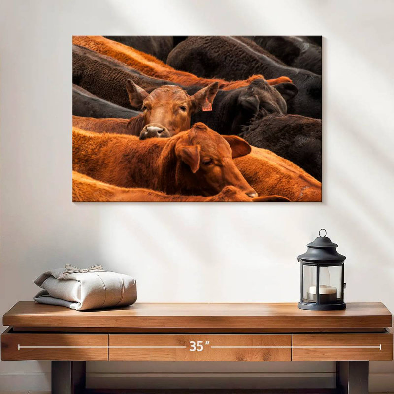 Beef Cattle, 16" H x 24" W