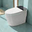 Toilette intelligente une pièce avec chasse d'eau, siège chauffant et télécommande Smart
