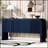 Modern Striped Storage Cabinet with 4 Adjustable Doors, Perfect for Organizing and Enhancing Any Living Space-186675723