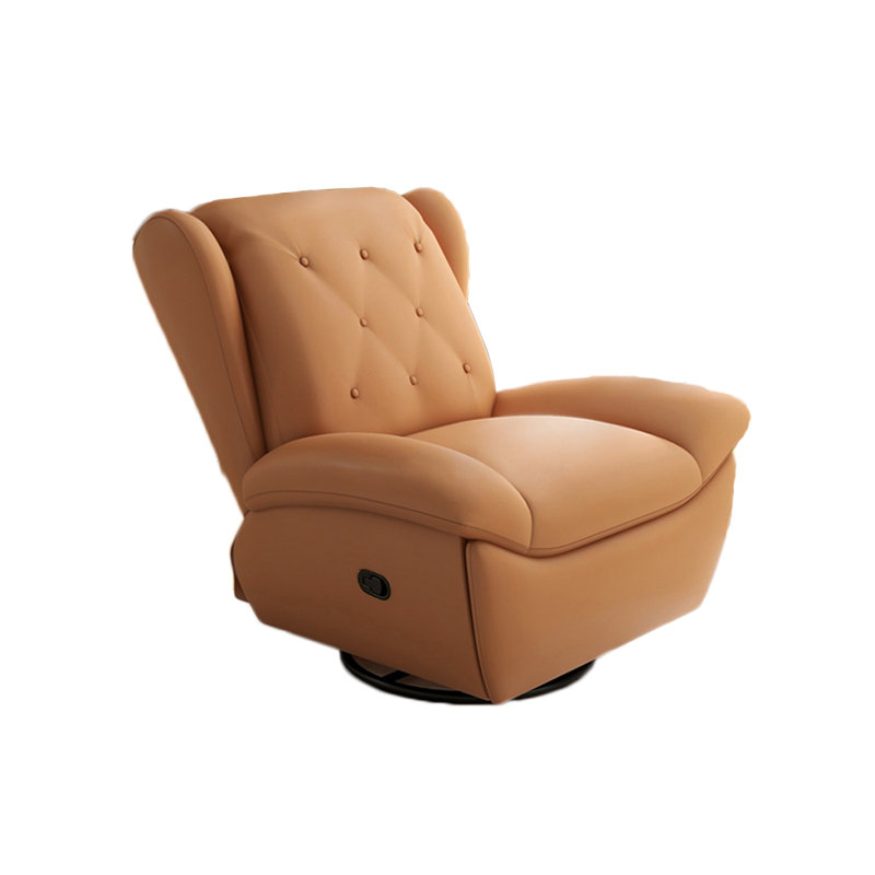 Fauteuil inclinable en similicuir Frodin, Brun