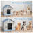 Weatherproof Dog House Outdoor Indoor for Small to Medium Dogs-1366974862-1355218466