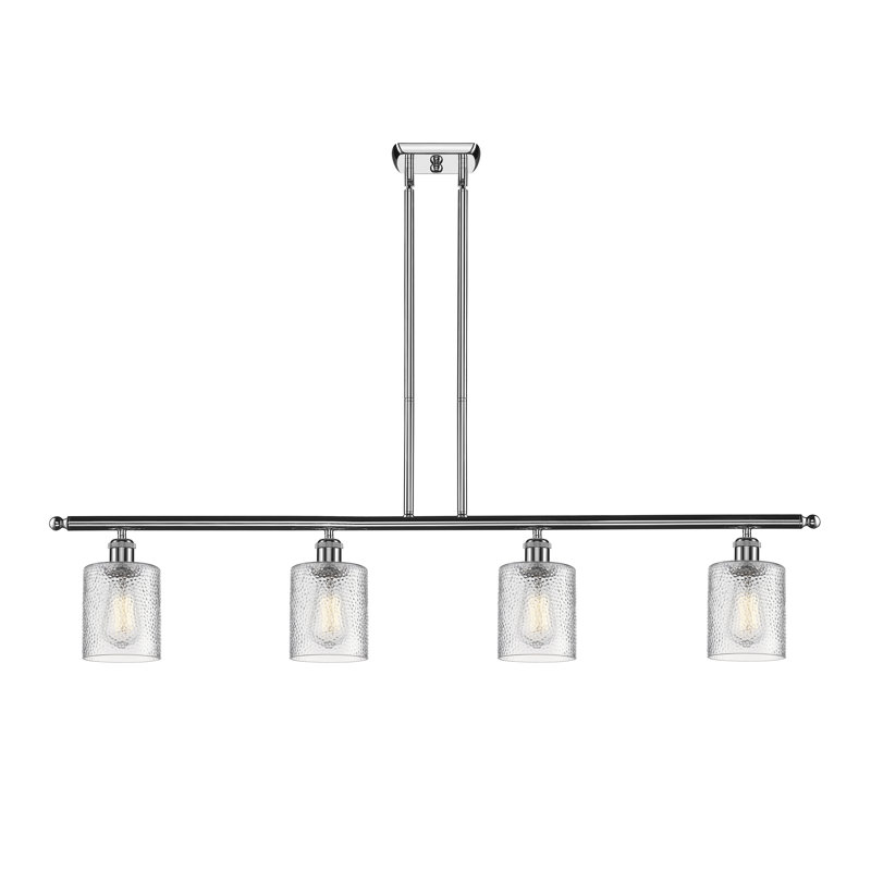 Leilani 4 - Light Kitchen Island Pendant, Polished Chrome