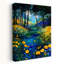 «Forest Stream In Bloom», art floral coloré et paisible-129145139