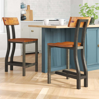 Ensemble de chaises en bois 2 pièces