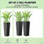 Ensemble de 2 pots à fleurs hauts-1186128815
