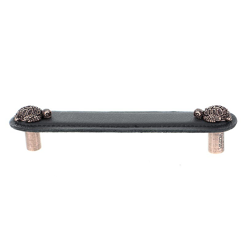 Poignée barre 4 po Pollino, 4", Cuivre antique