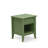 Gallatin Night Stand - Rectangle Bedside Table with a Drawer for Bedroom, Clover Green-769810813