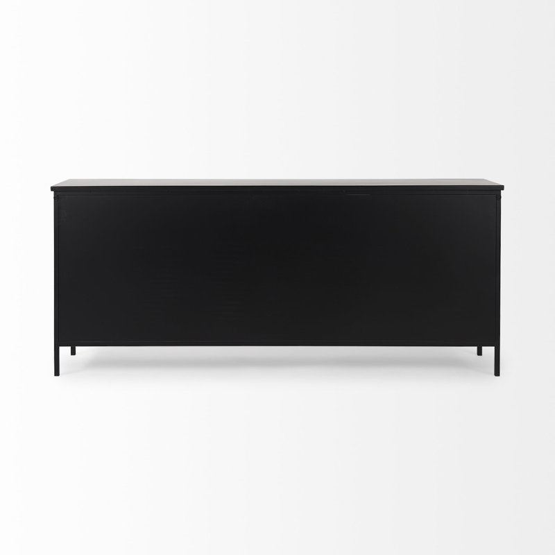 Tildon 79'' Sideboard, Black/White