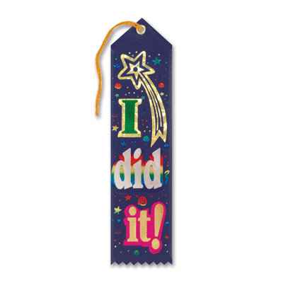 I Did It Award Ribbon