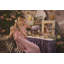 Rosy Check Enamel Wall Mirror
