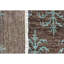 Tapis brun et vert de haute qualité noué à la main