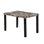 Tellara Rectangular Faux Marble Top Dining Table
